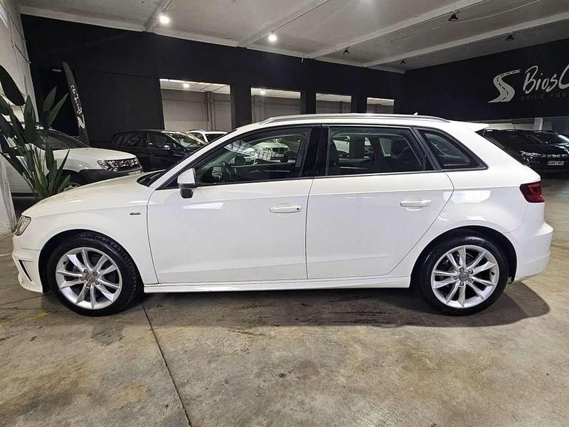 Usado Audi A3 Sportback S-Line 110 CV (80 kW) 2015 Blanco Utilitario