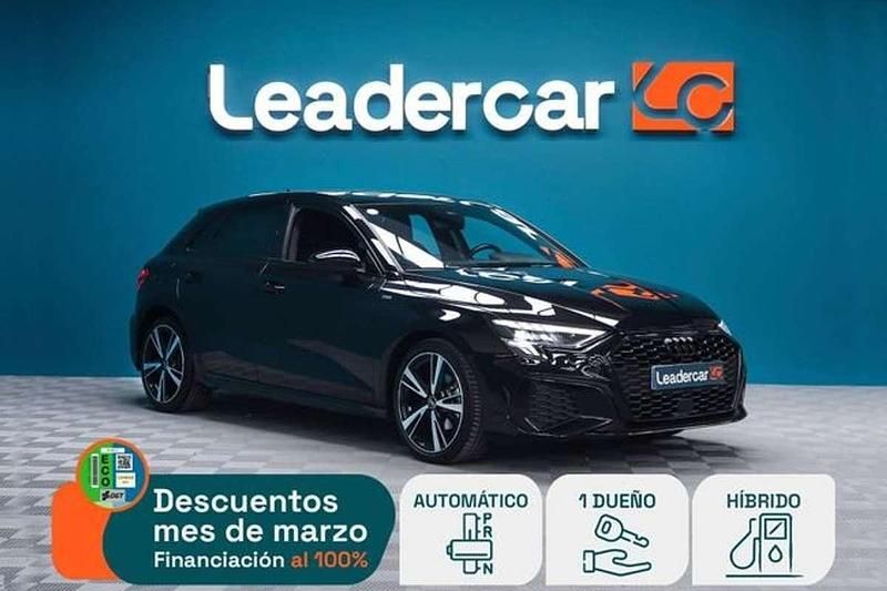 Usado Audi A3 150 CV (110 kW) 2022 Negro Berlina