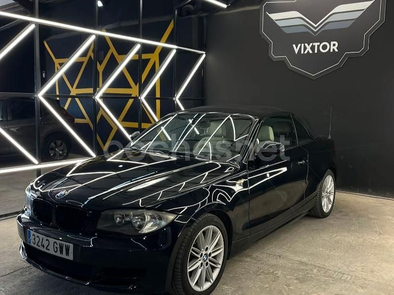 Usado BMW 120 Cabriolet 170 CV (125 kW) 2010 Negro Descapotable