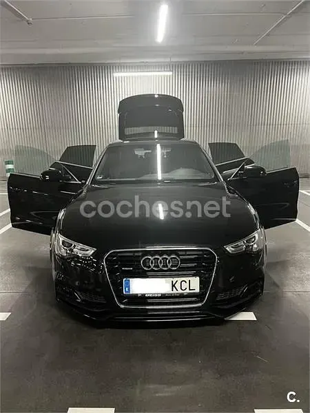 Usado Audi A5 Sportback S-Line 177 CV (130 kW) 2015 Negro Utilitario
