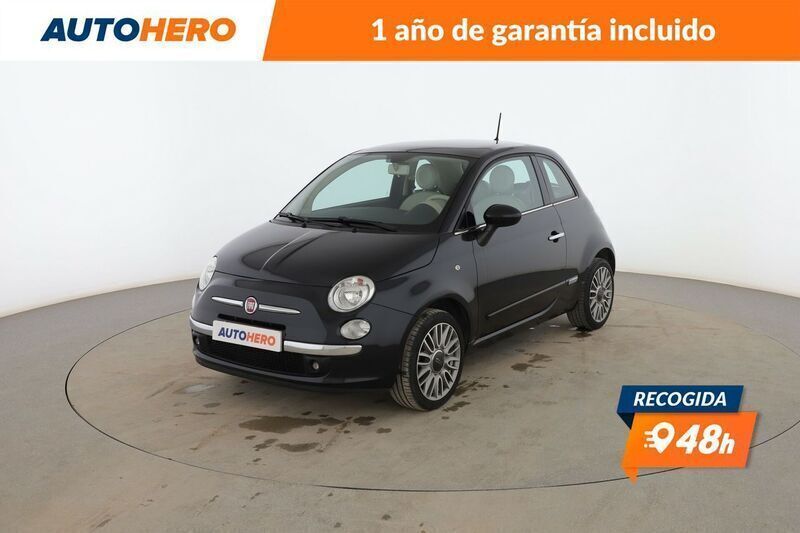 Negro Usado 2015 Fiat 500 Lounge Utilitario | 8799 € (Buen precio) - Imagen 1/3