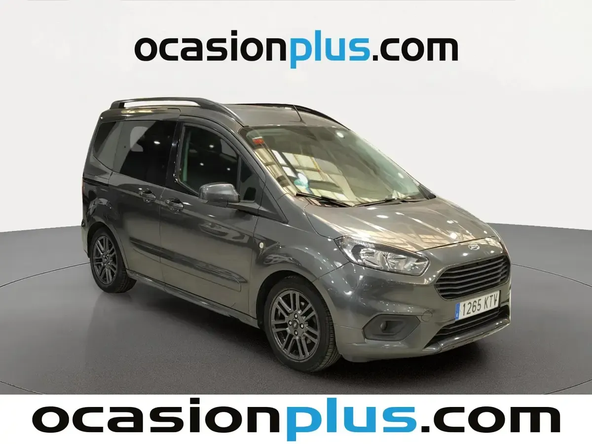 Usado Ford Tourneo Courier Sport 102 CV (75 kW) 2019 Gris Monovolumen