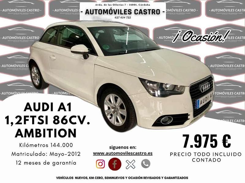 Usado 2012 Audi A1 Ambition Utilitario | 7975 € (Buen precio) - Imagen 1/4