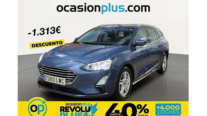 Usado Ford Focus Trend+ 120 CV (88 kW) 2022 Azul Familiar