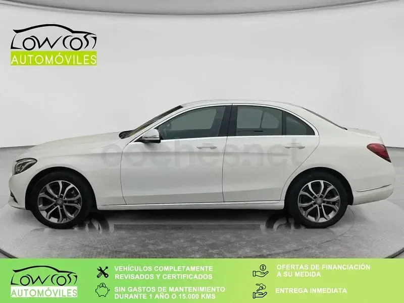 Usado Mercedes C220 Avantgarde 170 CV (125 kW) 2015 Blanco Berlina