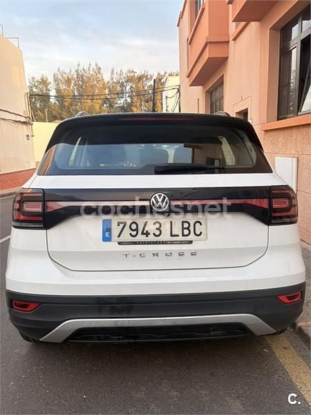 Usado VW T-Cross Edition 95 CV (69 kW) 2019 Blanco SUV