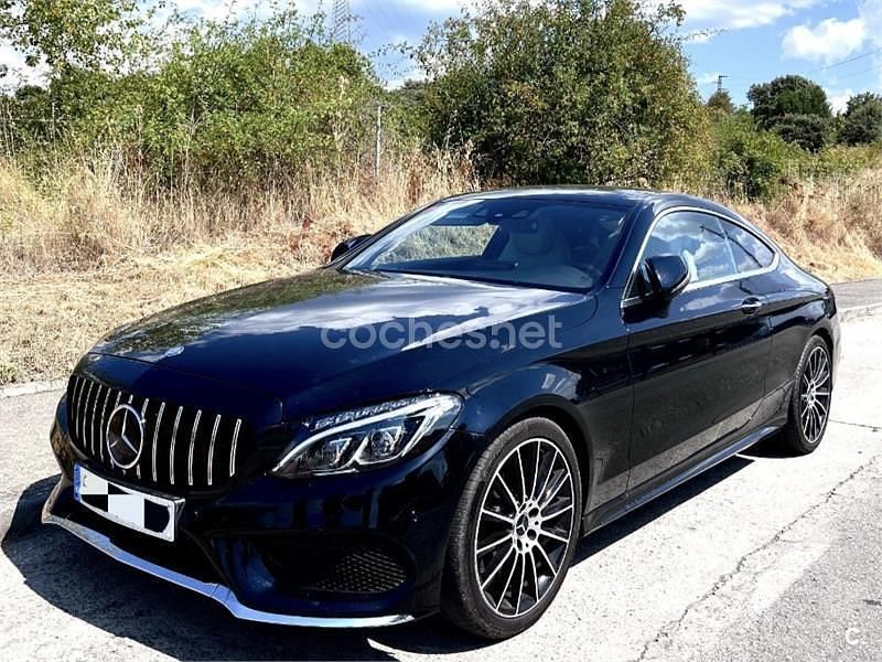 Negro Usado 2016 Mercedes C300 AMG line Coupe | 31.900 € (Caro) - Imagen 1/4