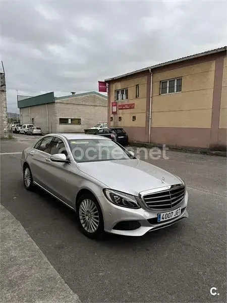 Usado Mercedes C220 Exclusive 170 CV (125 kW) 2016 Gris / plata Berlina