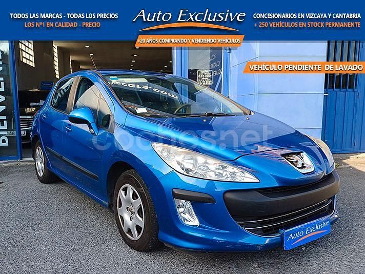 Azul Usado 2009 Peugeot 308 Berlina | 4990 € (Precio justo) - Imagen 1/4