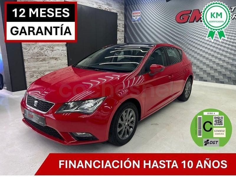 Usado Seat Leon I-Tech 125 CV (91 kW) 2015 Rojo Berlina