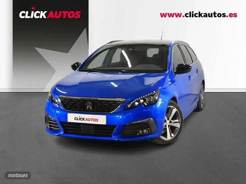 Azul Usado 2021 Peugeot 308 GT Familiar | 11.850 € (Buen precio) - Imagen 1/4