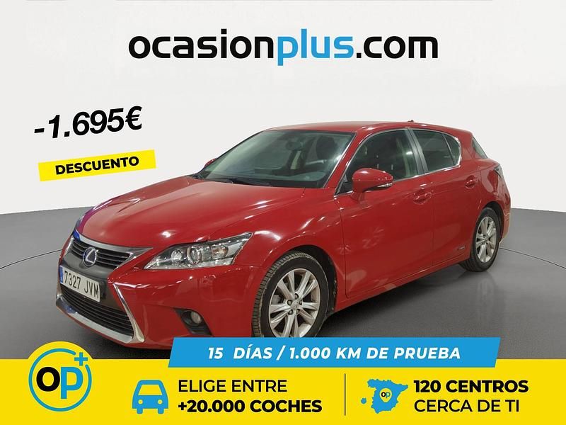 Usado Lexus CT200h Executive Line 136 CV (100 kW) 2016 Rojo