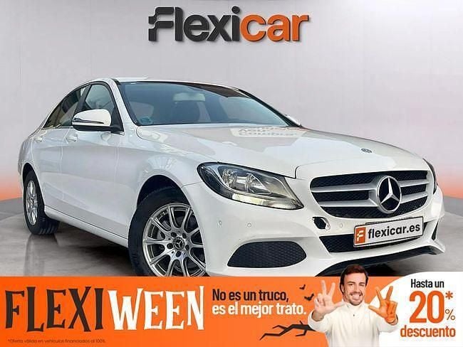 Blanco Usado 2017 Mercedes C180 Avantgarde Berlina | 23.990 € (Precio justo) - Imagen 1/4