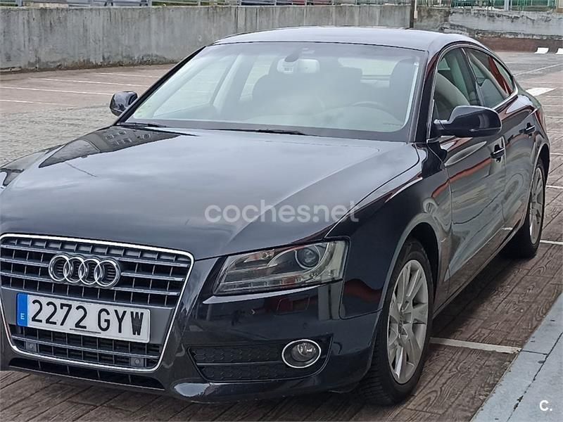 Negro Usado 2010 Audi A5 Sportback Berlina | 11.800 € (Precio justo) - Imagen 1/4