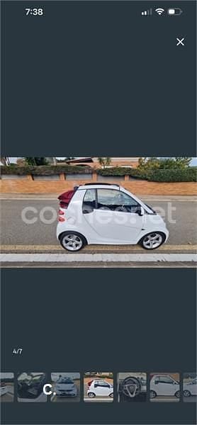 Usado Smart ForTwo Cabrio Passion 84 CV (61 kW) 2012 Blanco Descapotable