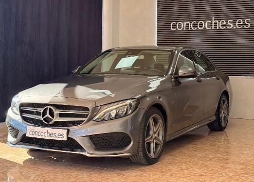 Usado Mercedes C220 170 CV (125 kW) 2017 Gris Berlina