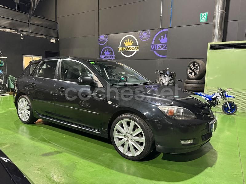 Negro Usado 2007 Mazda 3 Sportive Berlina | 3990 € (Caro) - Imagen 1/4