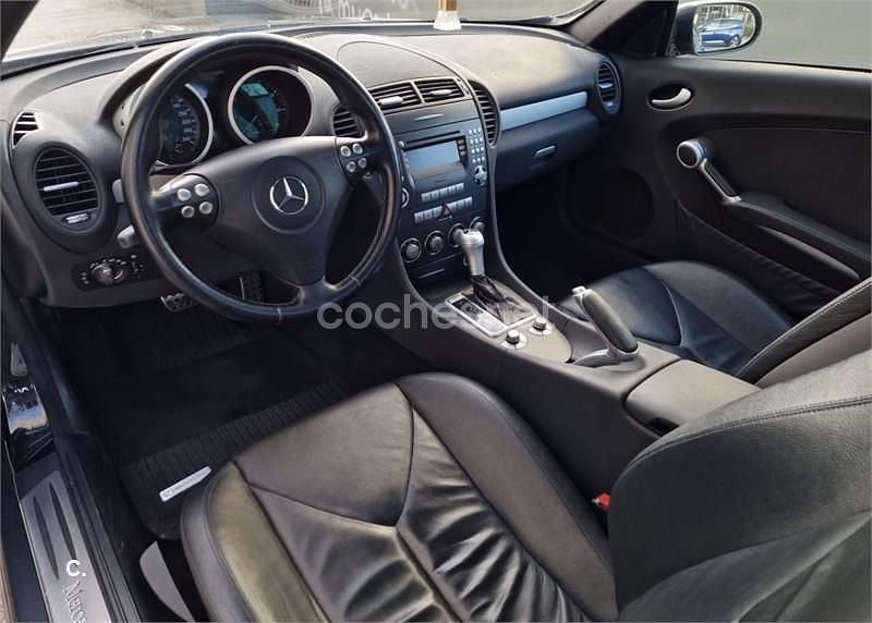 Usado Mercedes SLK200 163 CV (119 kW) 2004 Negro Descapotable