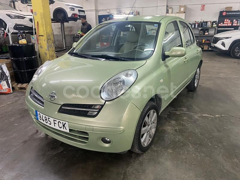 Usado Nissan Micra 88 CV (64 kW) 2006 Verde Berlina