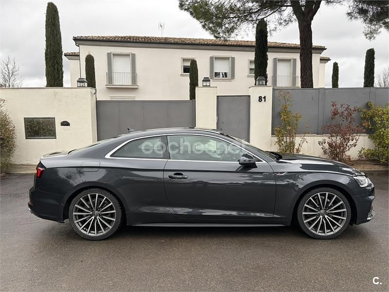 Usado Audi A5 S-Line 190 CV (139 kW) 2018 Gris / plata Coupe