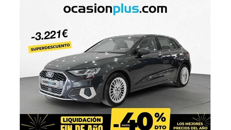 Gris Usado 2022 Audi A3 Sportback Advanced Utilitario | 20.356 € (Buen precio) - Imagen 1/1