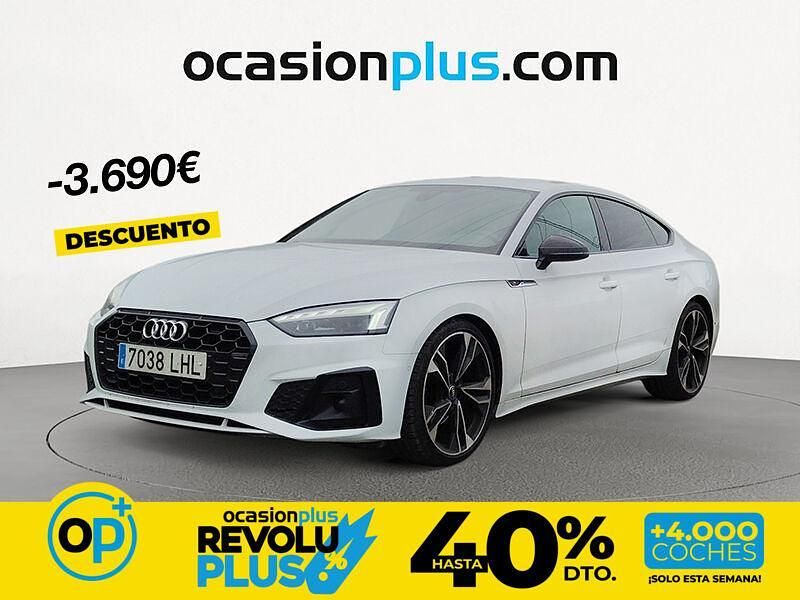 Usado Audi A5 S-Line 163 CV (119 kW) 2020 Blanco Coupe