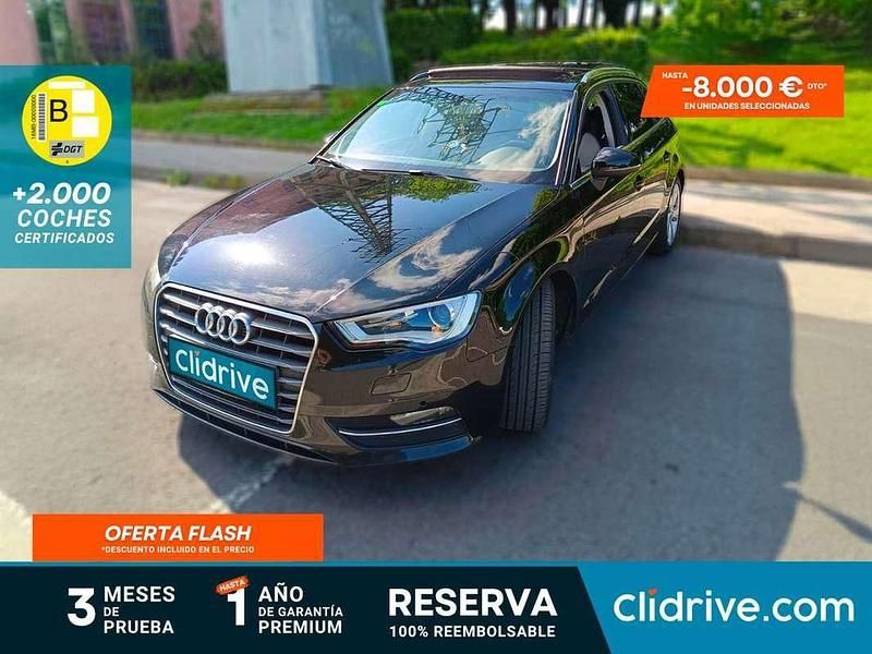 Negro Usado 2013 Audi A3 Sportback Ambiente Utilitario | 11.690 € (Caro) - Imagen 1/3