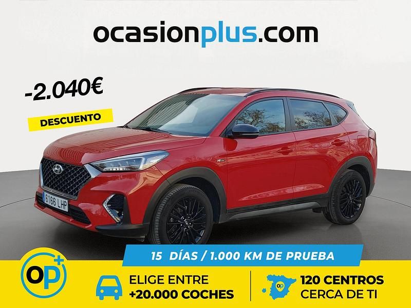 Rojo Usado 2020 Hyundai Tucson N Line SUV | 22.450 € (Caro) - Imagen 1/4