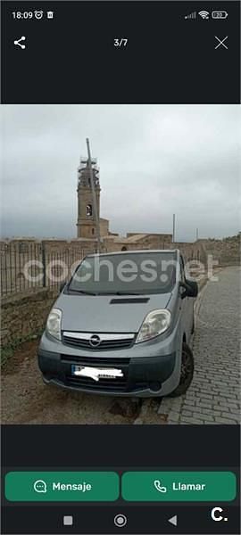 Usado Opel Vivaro 114 CV (83 kW) 2008 Gris / plata Monovolumen