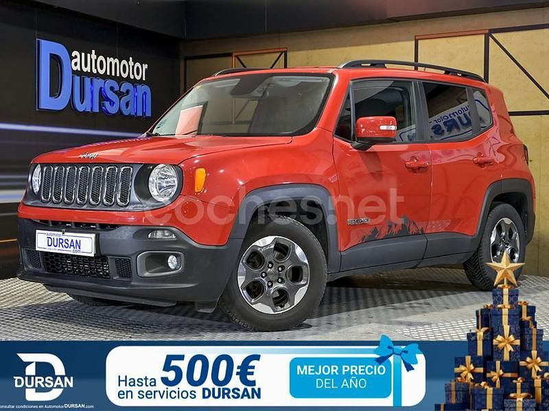 Rojo Usado 2018 Jeep Renegade Longitude SUV | 12.990 € (Precio justo) - Imagen 1/4
