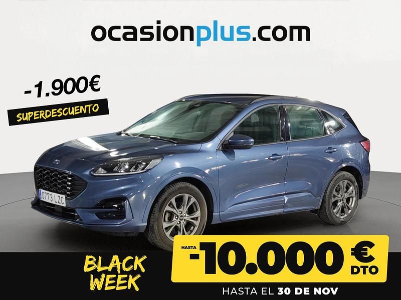 Azul Usado 2022 Ford Kuga ST-Line SUV | 20.900 € (Un poco caro) - Imagen 1/4