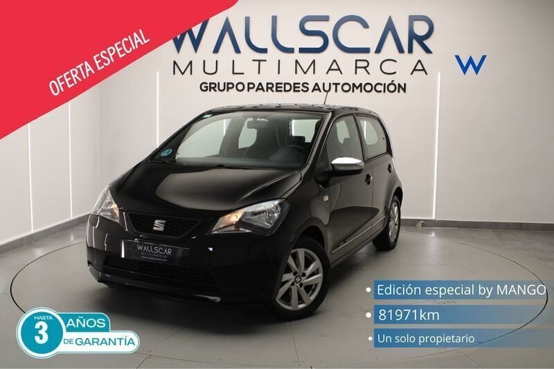 Negro Usado 2015 Seat Mii Utilitario | 8390 € (Precio justo) - Imagen 1/4