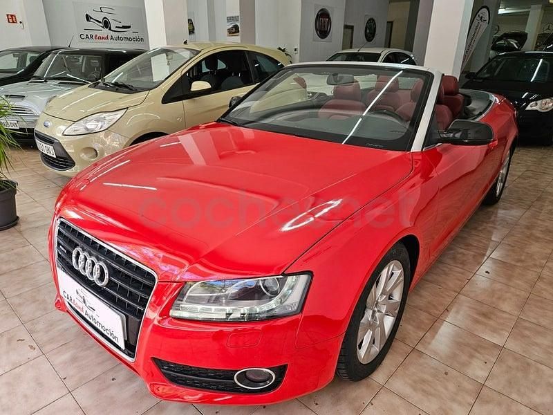Usado Audi A5 Cabriolet 180 CV (132 kW) 2009 Rojo Descapotable