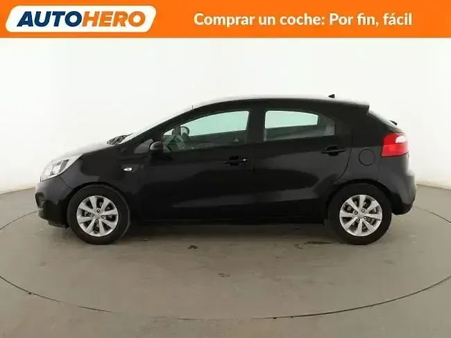 Usado Kia Rio 85 CV (62 kW) 2014 Negro Berlina