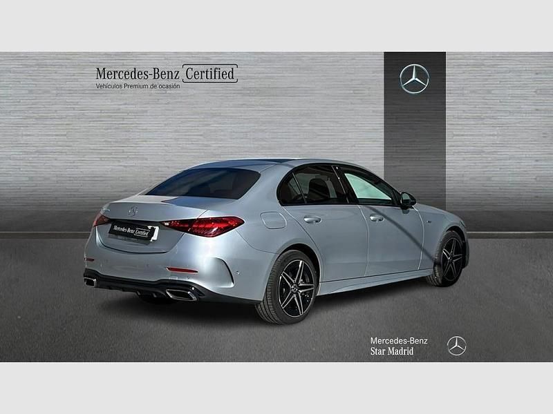 Usado Mercedes C300e AMG line 313 CV (230 kW) 2025 Gris Berlina