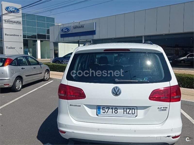 Usado VW Sharan Advance 140 CV (102 kW) 2014 Blanco Monovolumen