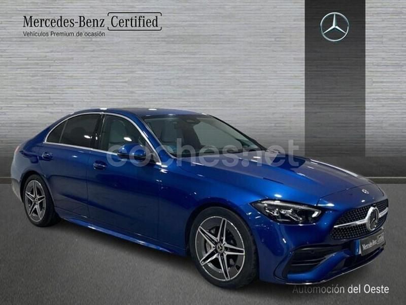 Usado Mercedes C200 163 CV (119 kW) 2023 Azul Berlina