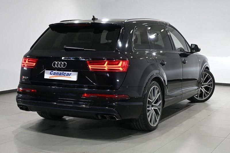 Usado Audi SQ7 S-Line 435 CV (319 kW) 2017 Negro SUV