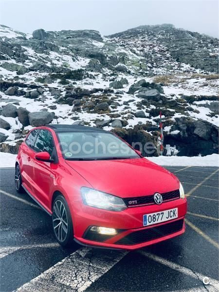 Rojo Usado 2015 VW Polo GTI Berlina | 18.990 € - Imagen 1/4