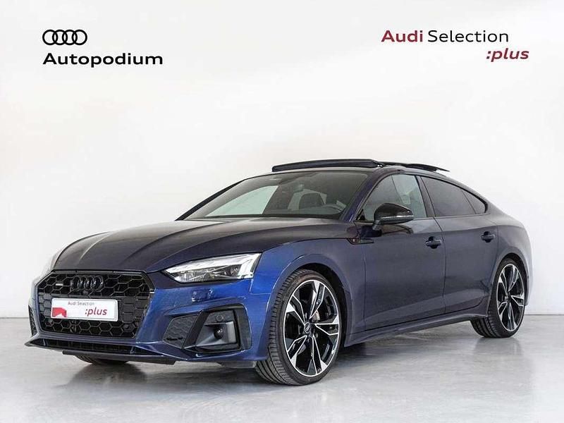 Azul Usado 2023 Audi A5 Sportback Utilitario | 45.700 € (Caro) - Imagen 1/4