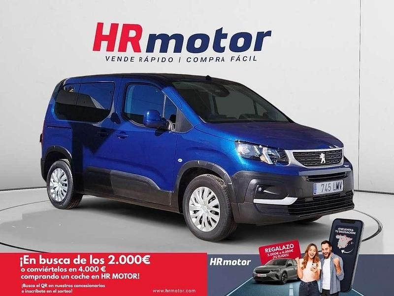 Azul Usado 2021 Peugeot Rifter Active Monovolumen | 17.890 € (Precio justo) - Imagen 1/4