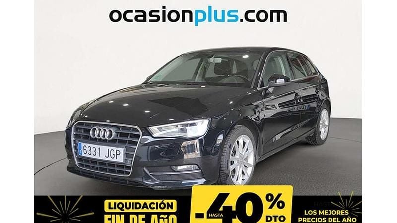 Negro Usado 2015 Audi A3 Sportback Advanced Utilitario | 17.200 € (Precio justo) - Imagen 1/4