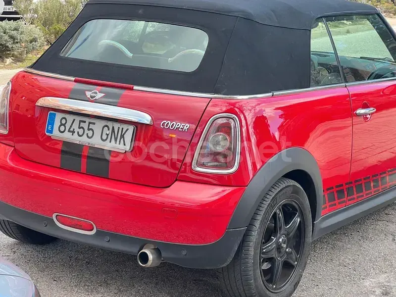 Usado Mini Cooper Cabriolet 120 CV (88 kW) 2009 Rojo Descapotable