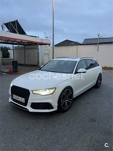 Usado Audi A6 Premium 245 CV (180 kW) 2013 Blanco Familiar