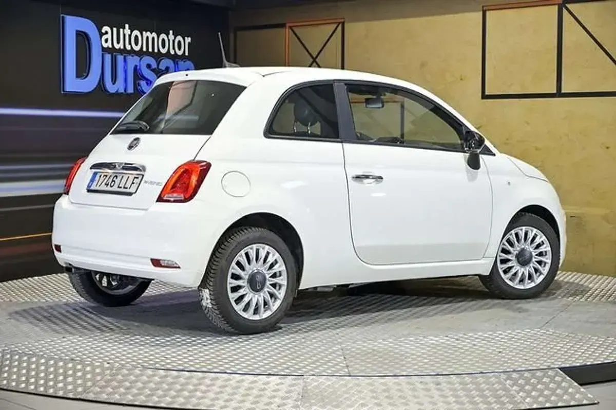 Usado Fiat 500 Lounge 71 CV (52 kW) 2020 Blanco Utilitario