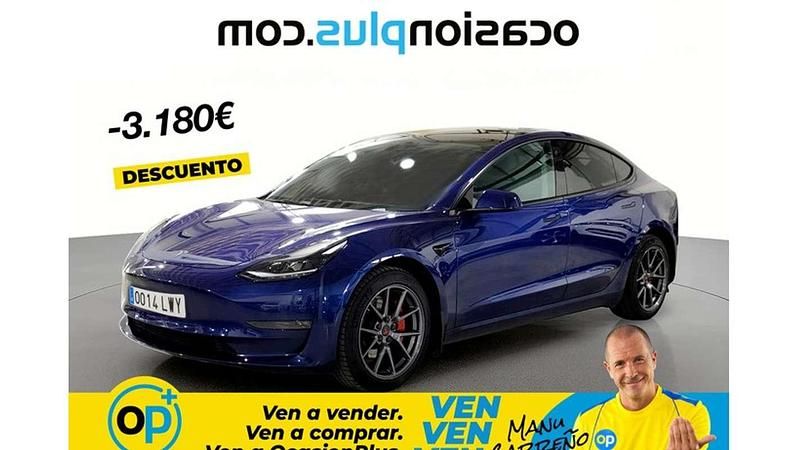 Usado Tesla Model 3 324 kW (441 CV) 2022 Azul Berlina