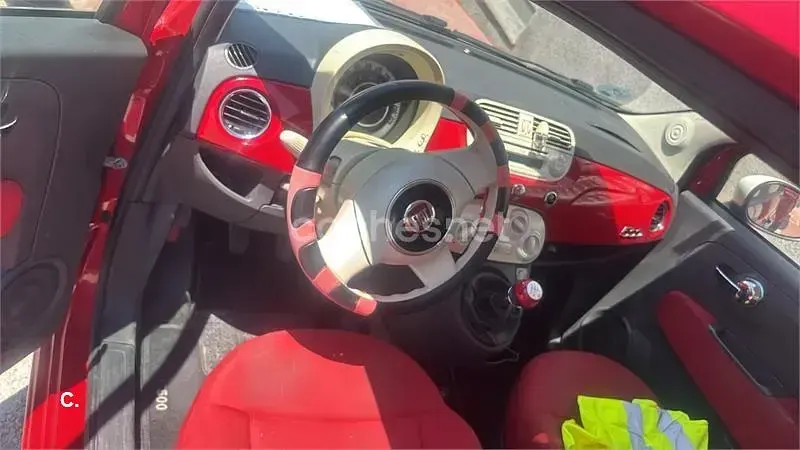 Usado Fiat 500 Pop 69 CV (50 kW) 2013 Rojo Berlina
