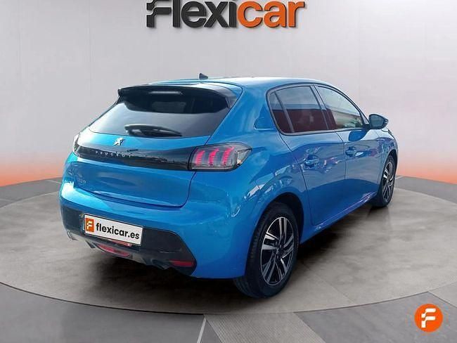 Usado Peugeot 208 Allure 100 CV (73 kW) 2020 Azul Utilitario
