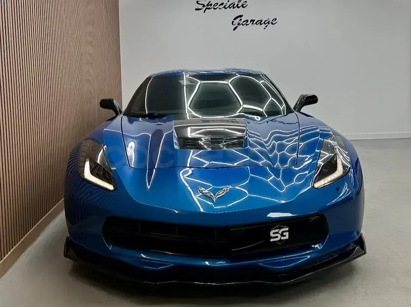 Usado Chevrolet Corvette Stingray 450 CV (330 kW) 2015 Azul Coupe