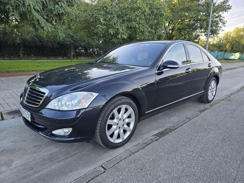 Negro Usado 2008 Mercedes S500 Berlina | 17.490 € (Un poco caro) - Imagen 1/4